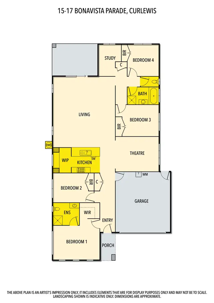 Floorplan of Homely house listing, 15-17 Bonavista Way, Curlewis VIC 3222