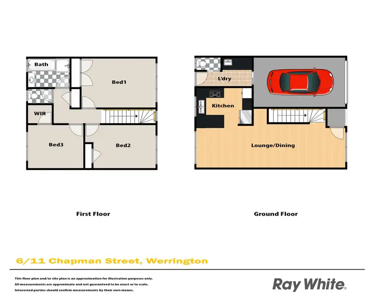 Floorplan of Homely townhouse listing, 6/11 Chapman Street, Werrington NSW 2747
