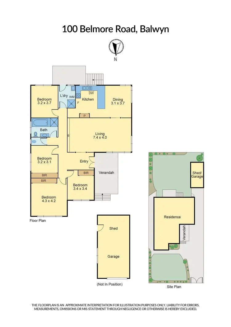 Floorplan of Homely house listing, 100 Belmore Road, Balwyn VIC 3103