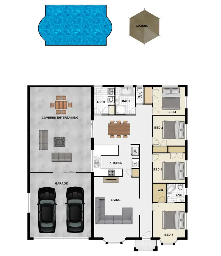 Floorplan of Homely house listing, 22 Poinciana Street, Inala QLD 4077