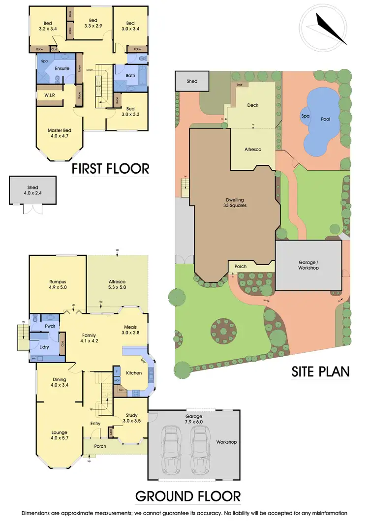 Floorplan of Homely house listing, 2 Ling Drive, Rowville VIC 3178
