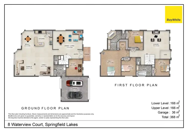Floorplan of Homely house listing, 8 Waterview Court, Springfield Lakes QLD 4300