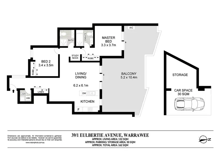 Floorplan of Homely apartment listing, 39/1 Eulbertie Avenue, Warrawee NSW 2074