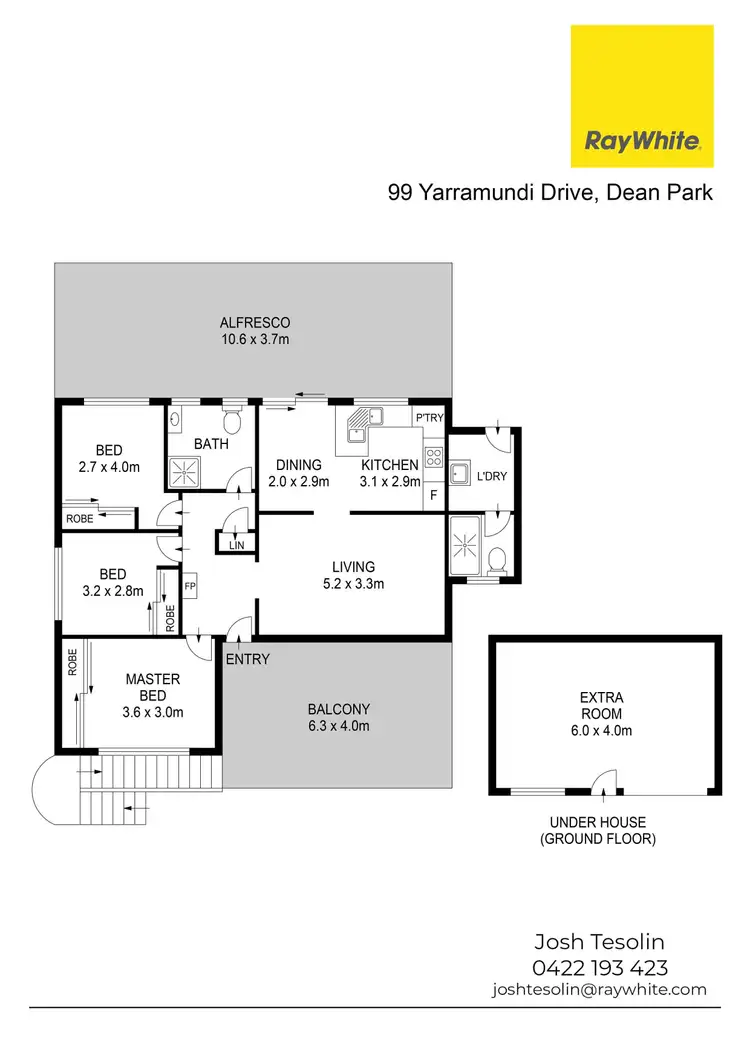 Floorplan of Homely house listing, 99 Yarramundi Drive, Dean Park NSW 2761