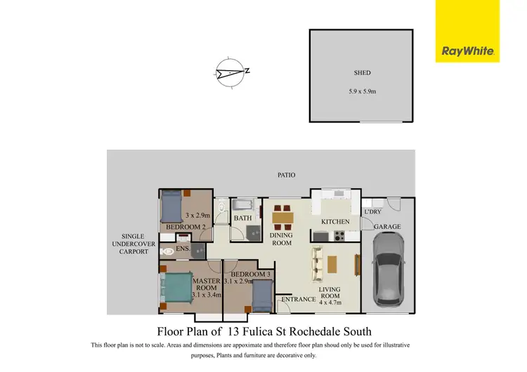 Floorplan of Homely house listing, 13 Fulica Street, Rochedale South QLD 4123