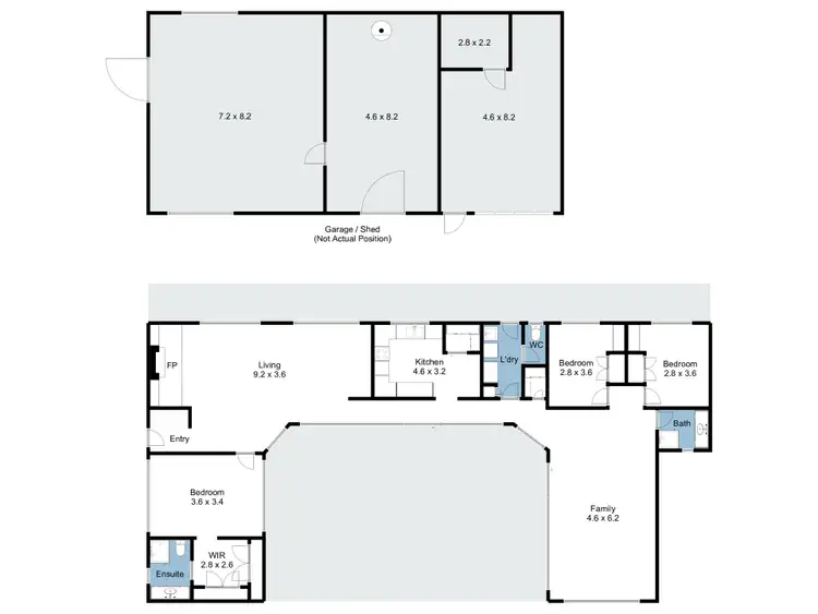 Floorplan of Homely house listing, 50 Tracey Court, Miepoll VIC 3666