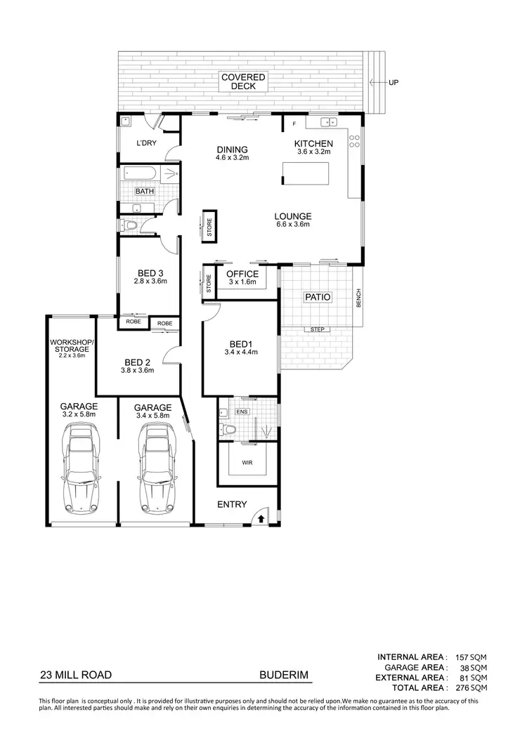 Floorplan of Homely house listing, 23 Mill Road, Buderim QLD 4556