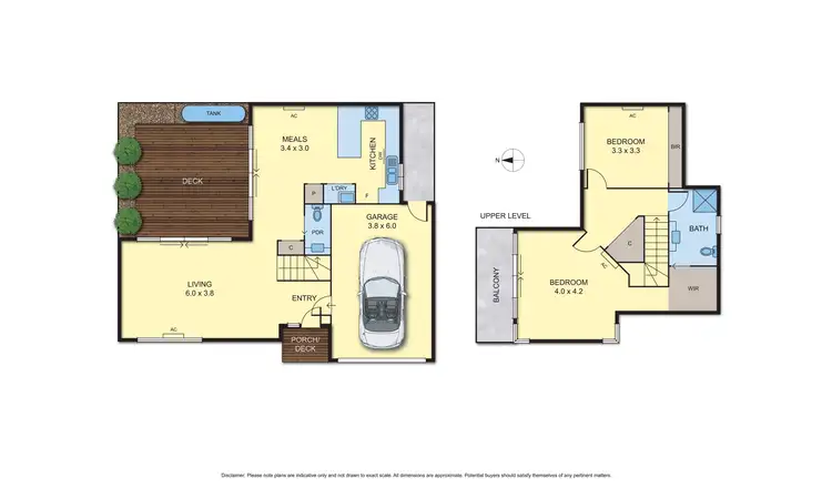 Floorplan of Homely townhouse listing, 40 Service Street, Coburg VIC 3058