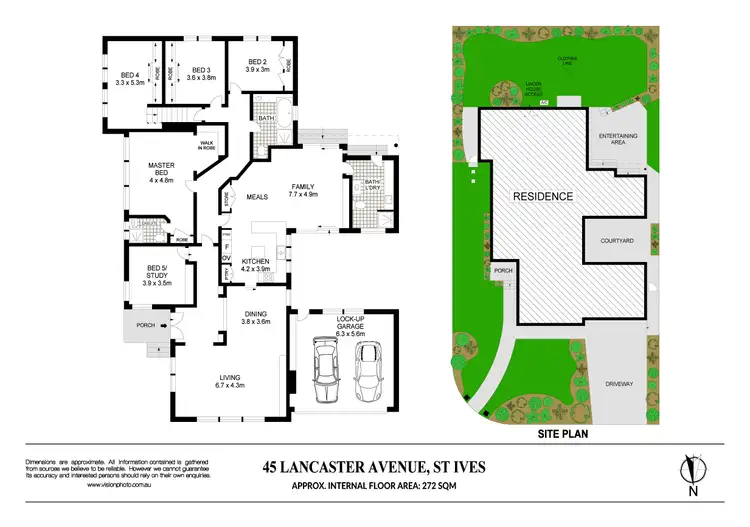 Floorplan of Homely house listing, 45 Lancaster Avenue, St Ives NSW 2075