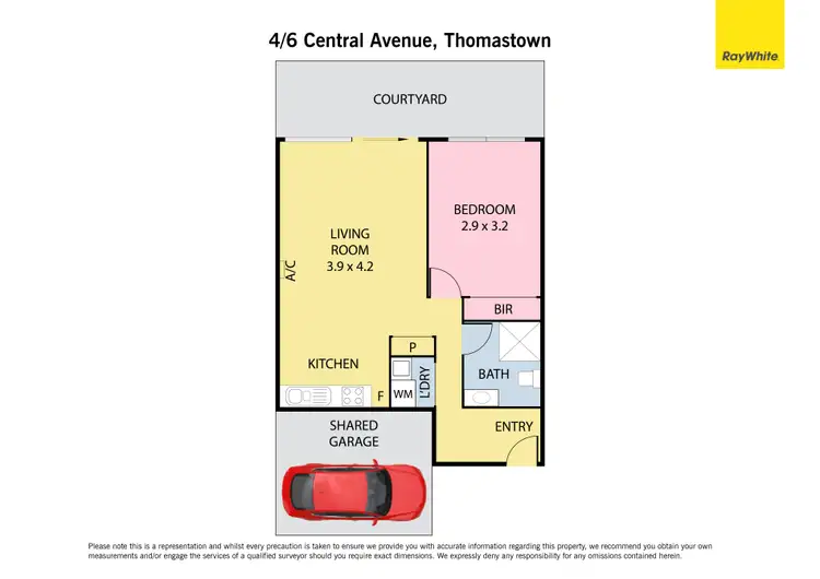 Floorplan of Homely unit listing, 4/6 Central Avenue, Thomastown VIC 3074