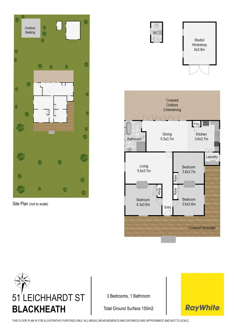Floorplan of Homely house listing, 51 Leichhardt Street, Blackheath NSW 2785