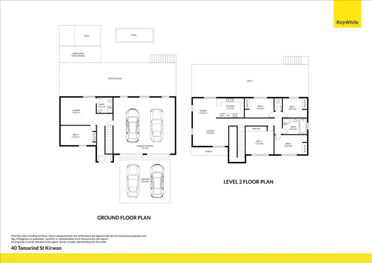 Floorplan of Homely house listing, 40 Tamarind Street, Kirwan QLD 4817