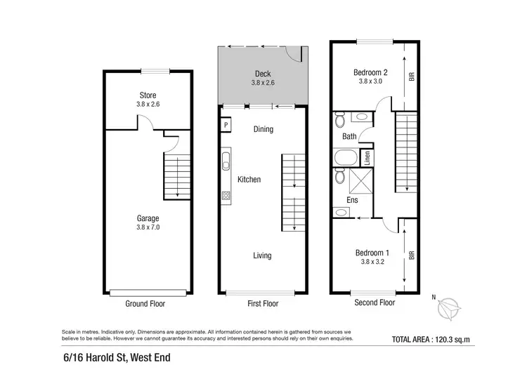 Floorplan of Homely apartment listing, 6/16 Harrold Street, West End QLD 4810