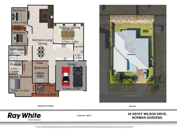 Floorplan of Homely house listing, 28 Geoff Wilson Drive, Norman Gardens QLD 4701