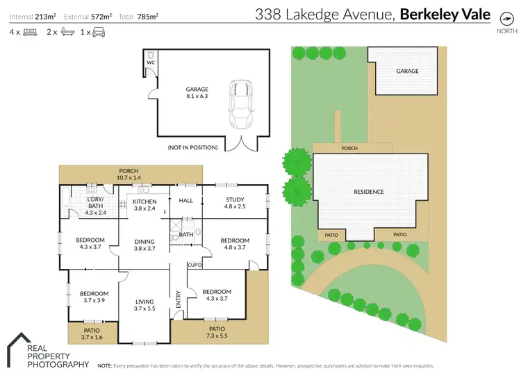 Floorplan of Homely house listing, 338 Lakedge Avenue, Berkeley Vale NSW 2261