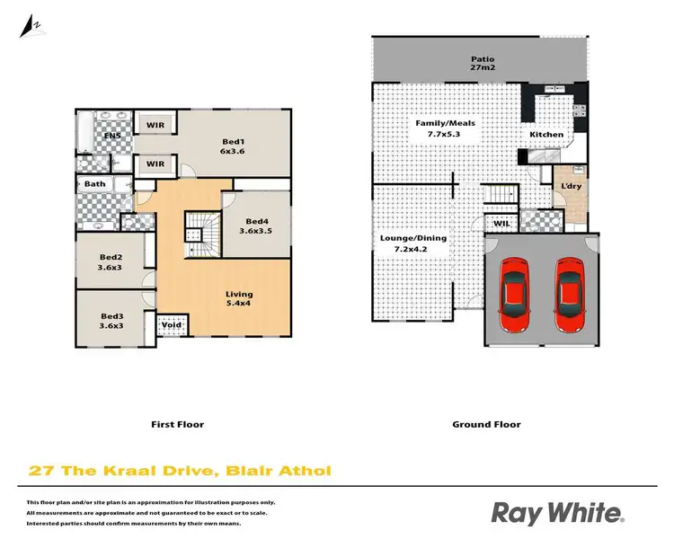 Floorplan of Homely house listing, 27 The Kraal Drive, Blair Athol NSW 2560