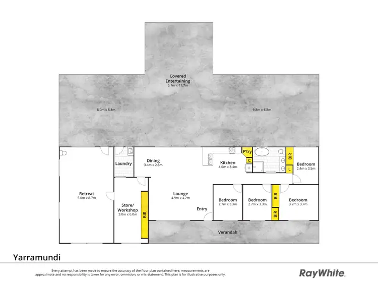 Floorplan of Homely house listing, 2 Riverside Drive, Yarramundi NSW 2753