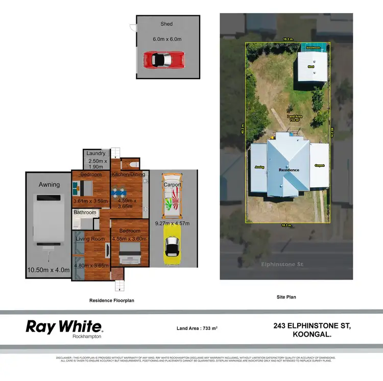Floorplan of Homely house listing, 243 Elphinstone Street, Koongal QLD 4701