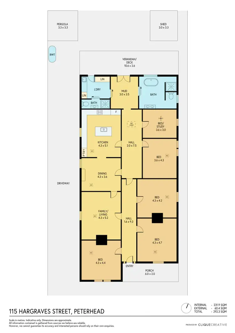 Floorplan of Homely house listing, 115 Hargrave Street, Peterhead SA 5016