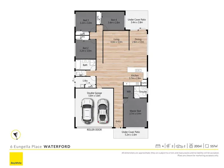Floorplan of Homely house listing, 6 Eungella Place, Waterford QLD 4133