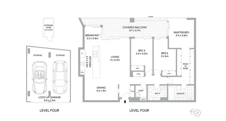 Floorplan of Homely apartment listing, 409/15-19 Pirrama Road, Pyrmont NSW 2009