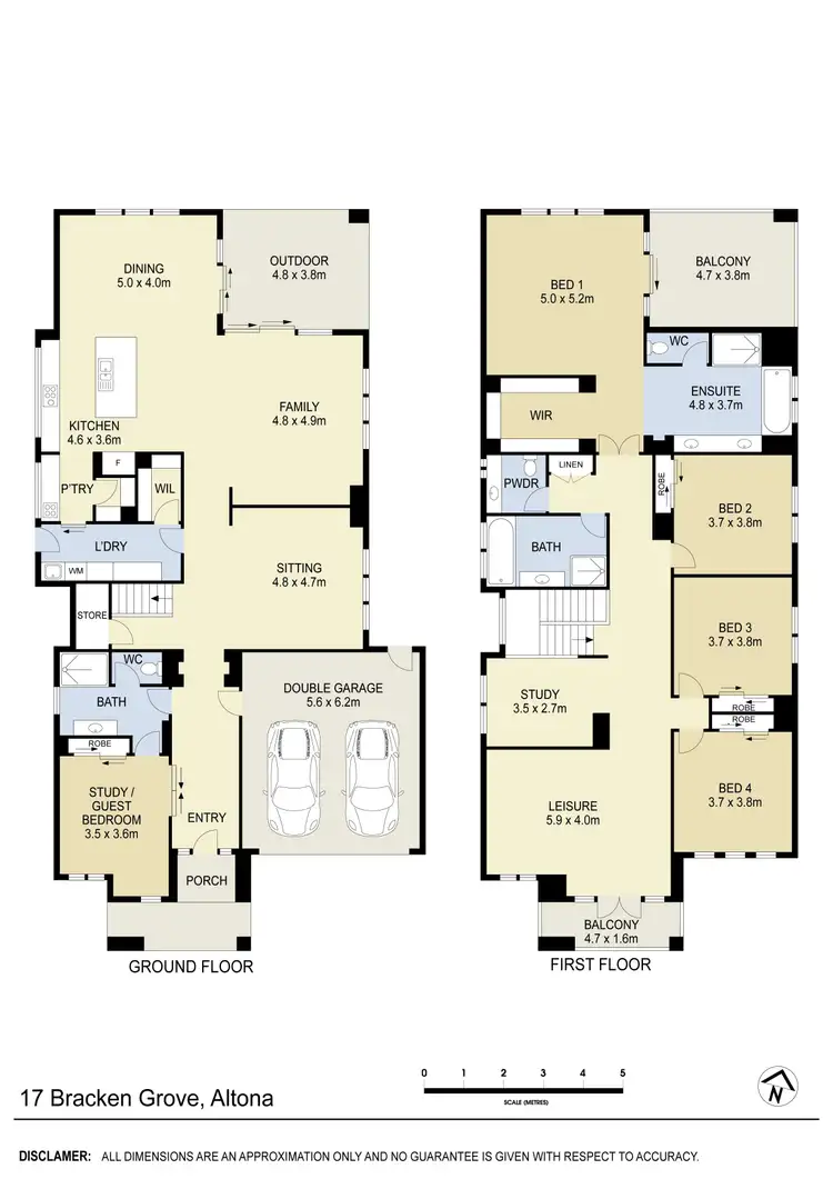 Floorplan of Homely house listing, 17 Bracken Grove, Altona VIC 3018