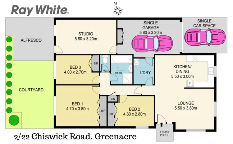 Floorplan of Homely house listing, 2/22 Chiswick Road, Greenacre NSW 2190