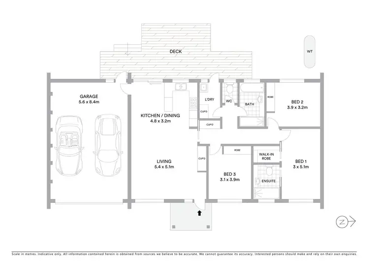 Floorplan of Homely townhouse listing, 7/35 Fullagar Crescent, Higgins ACT 2615