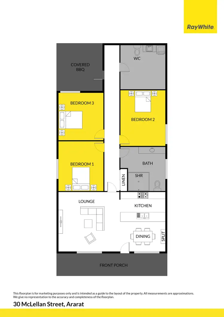 Floorplan of Homely house listing, 30 McLellan Street, Ararat VIC 3377