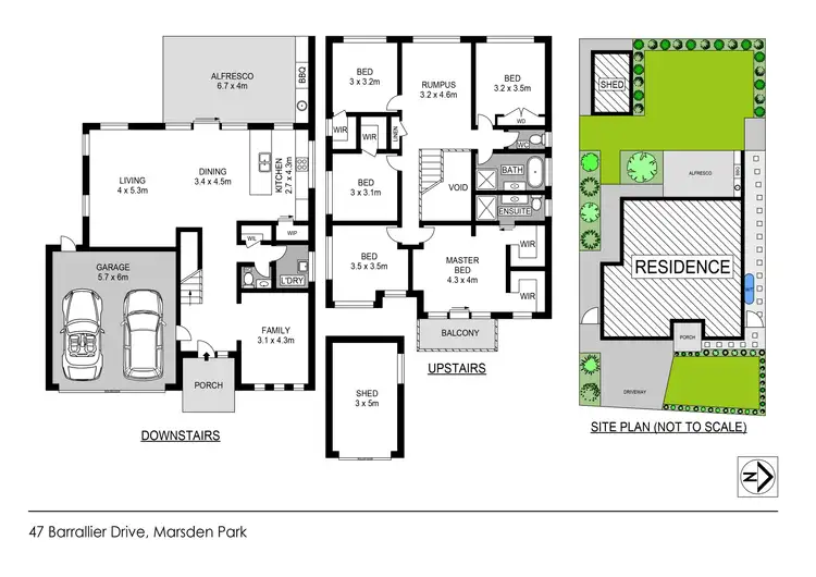 Floorplan of Homely house listing, 47 Barrallier Drive, Marsden Park NSW 2765