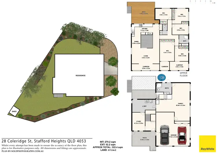 Floorplan of Homely house listing, 28 Coleridge Street, Stafford Heights QLD 4053