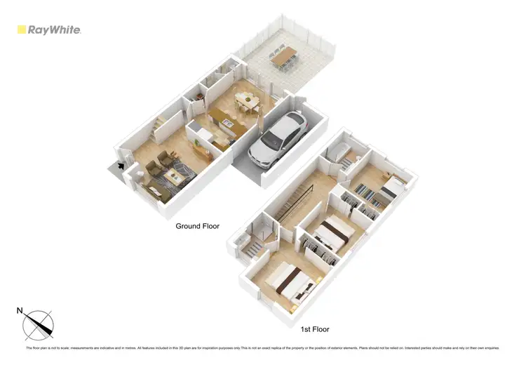 Floorplan of Homely townhouse listing, 12/69-75 Spring Street, Thomastown VIC 3074