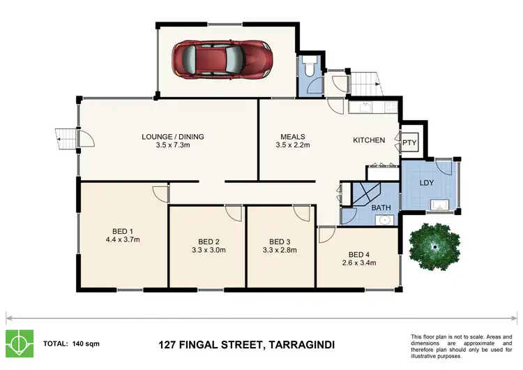Floorplan of Homely house listing, 127 Fingal Street, Tarragindi QLD 4121