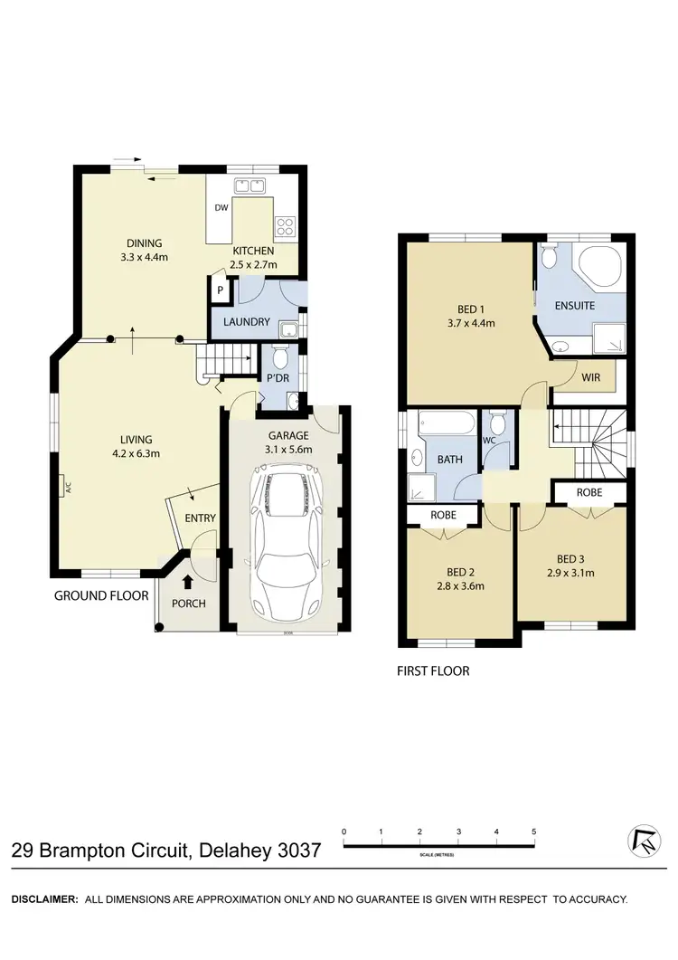 Floorplan of Homely house listing, 29 Brampton Circuit, Delahey VIC 3037