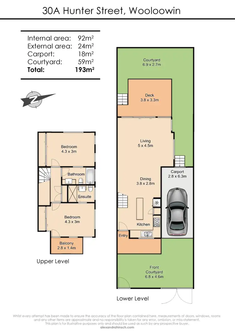 Floorplan of Homely house listing, 30A Hunter Street, Wooloowin QLD 4030