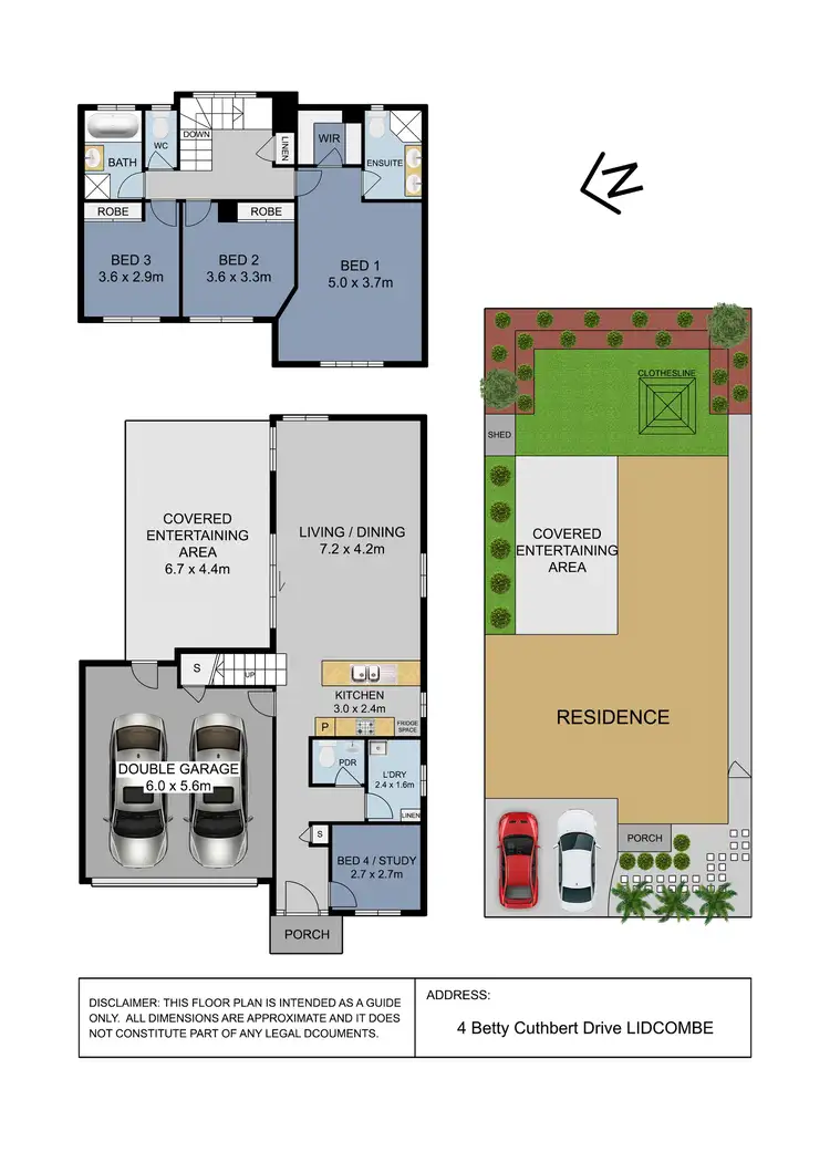Floorplan of Homely house listing, 4 Betty Cuthbert Drive, Lidcombe NSW 2141