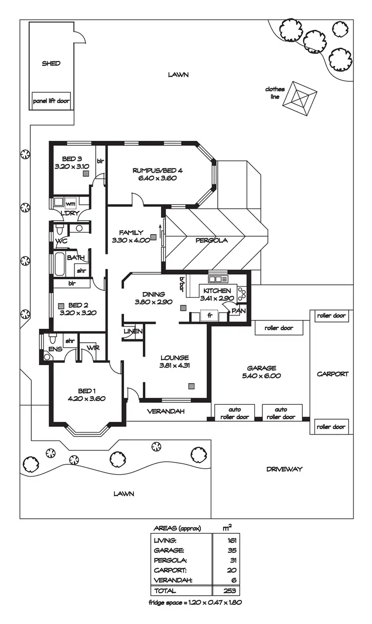 Floorplan of Homely house listing, 101 Liberator Drive, Paralowie SA 5108