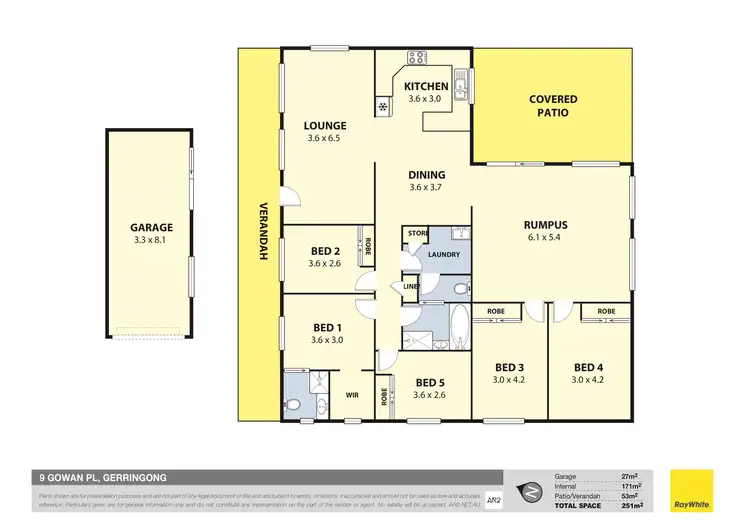Floorplan of Homely house listing, 9 Gowan Place, Gerringong NSW 2534