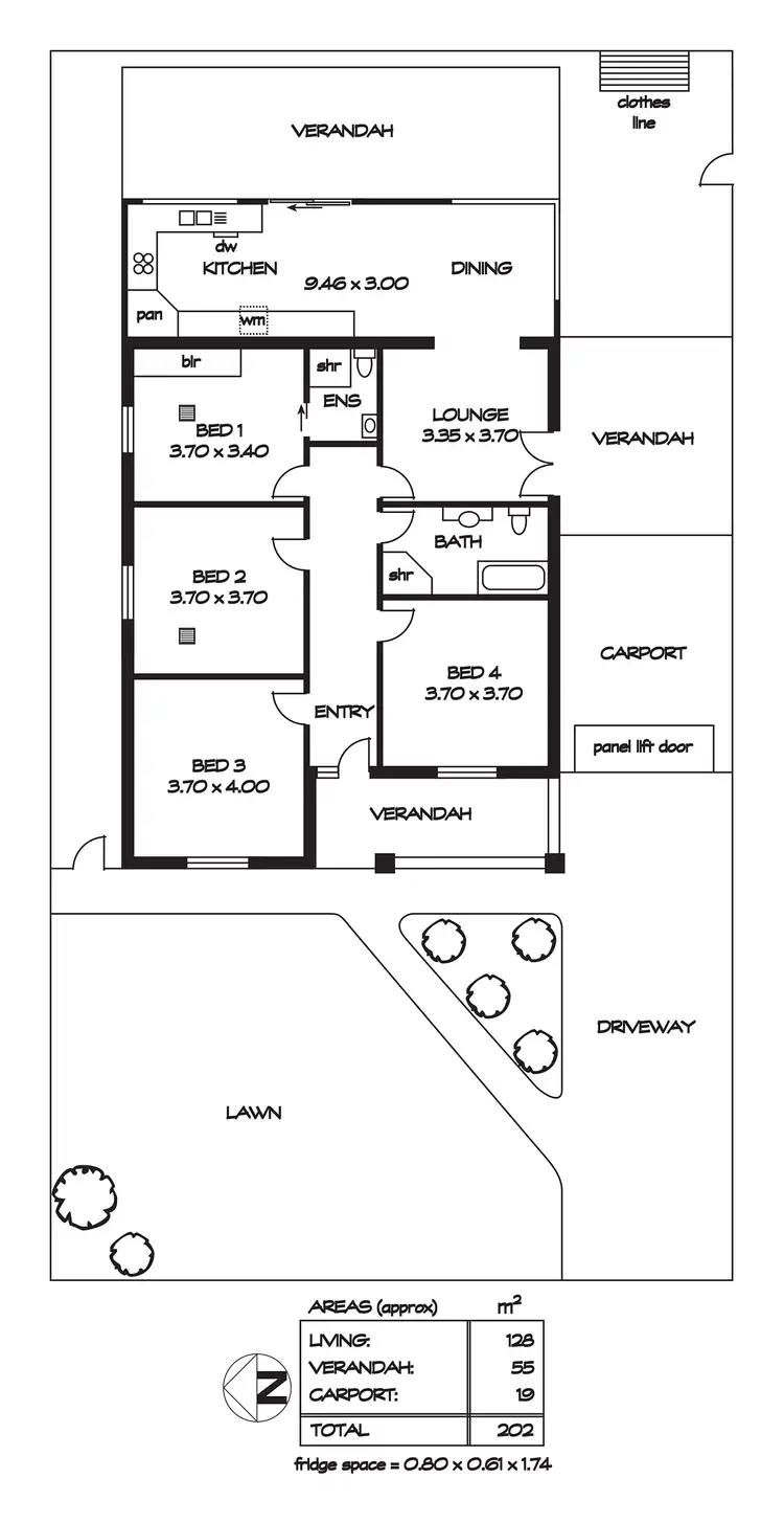 Floorplan of Homely house listing, 6 Blairgowrie Avenue, Edwardstown SA 5039