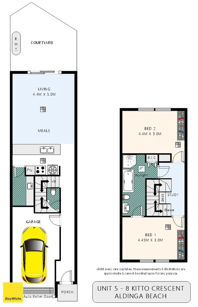 Floorplan of Homely townhouse listing, 5, 8 Kitto Crescent, Aldinga Beach SA 5173