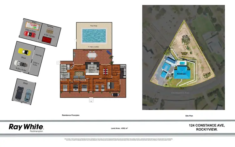 Floorplan of Homely house listing, 124 Constance Avenue, Rockyview QLD 4701