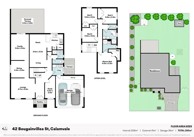 Floorplan of Homely house listing, 42 Bougainvillea Street, Calamvale QLD 4116