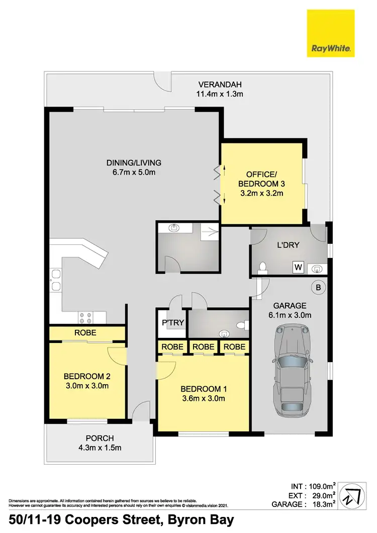 Floorplan of Homely unit listing, 50/11-19 Cooper Street, Byron Bay NSW 2481
