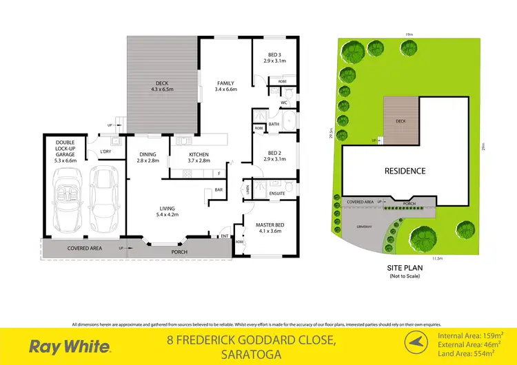 Floorplan of Homely house listing, 8 Frederick Goddard Close, Saratoga NSW 2251