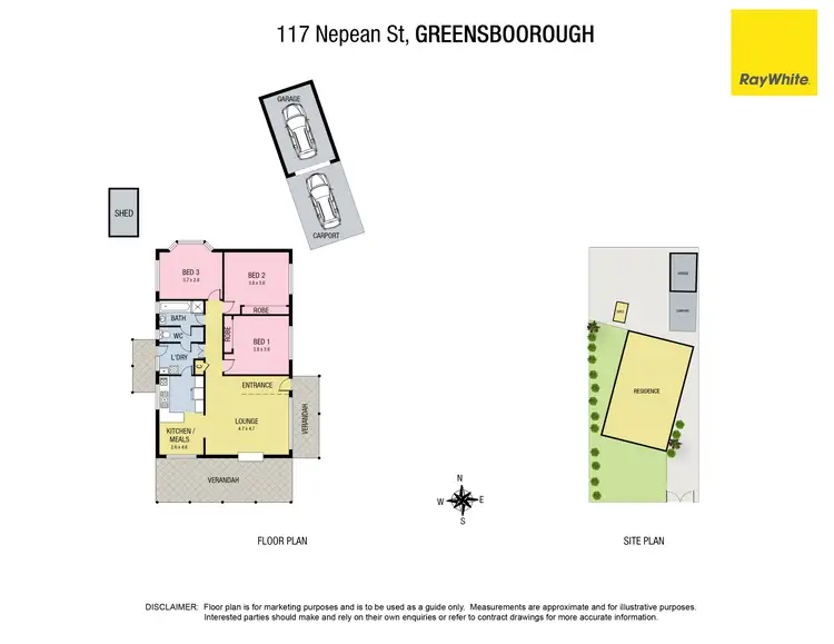 Floorplan of Homely house listing, 117 Nepean Street, Greensborough VIC 3088