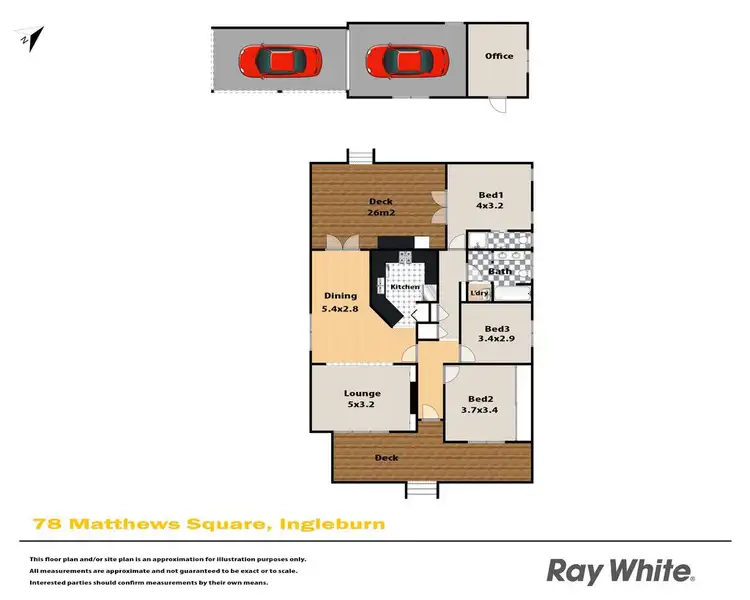 Floorplan of Homely house listing, 78 Matthews Square, Ingleburn NSW 2565