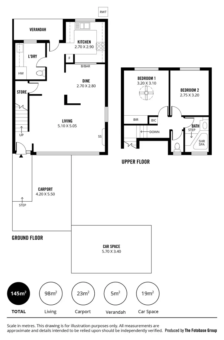 Floorplan of Homely unit listing, 8/305 Portrush Road, Norwood SA 5067
