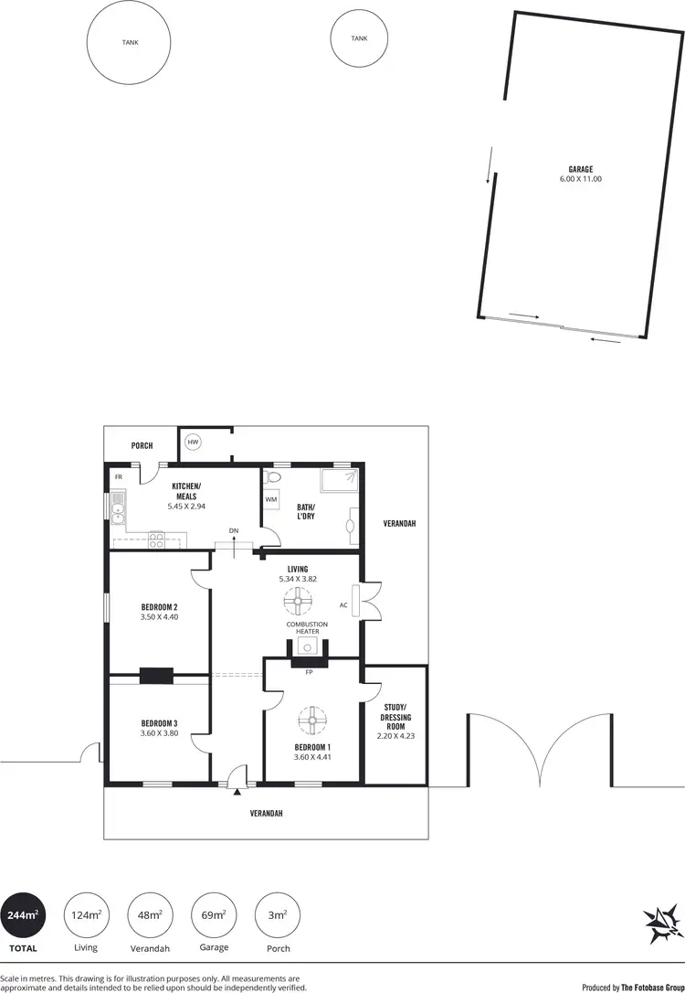 Floorplan of Homely house listing, 3 Battunga Road, Meadows SA 5201