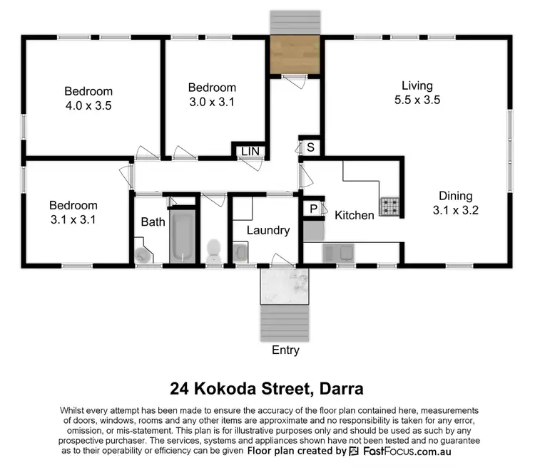 Floorplan of Homely house listing, 24 Kokoda Street, Darra QLD 4076