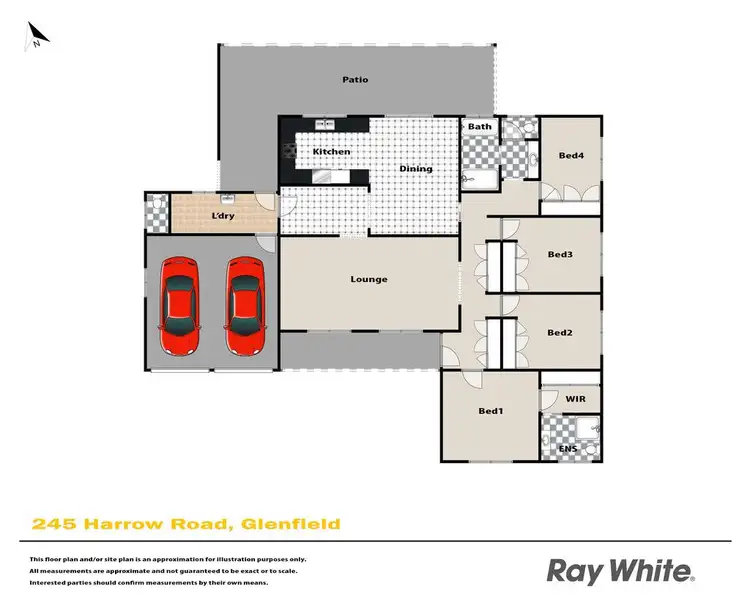 Floorplan of Homely house listing, 245 Harrow Road, Glenfield NSW 2167